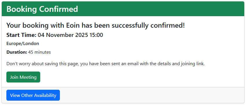 Video Conference Creation